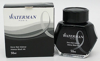 Waterman Black Intense Fountain Ink